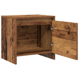 vidaXL Nachtkastje Oudhout 45 x 34 x 44,5 cm Bewerkt hout