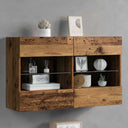 vidaXL TV Wandkast Oud Hout 98,5 x 30 x 60,5 cm Bewerkt hout