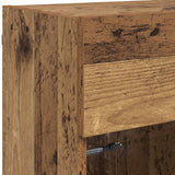 vidaXL TV Wandkast Oud Hout 98,5 x 30 x 60,5 cm Bewerkt hout