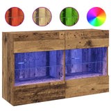 vidaXL TV Wandkast Oud Hout 98,5 x 30 x 60,5 cm Bewerkt hout
