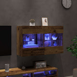 vidaXL TV Wandkast Oud Hout 98,5 x 30 x 60,5 cm Bewerkt hout