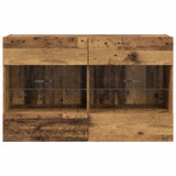 vidaXL TV Wandkast Oud Hout 98,5 x 30 x 60,5 cm Bewerkt hout