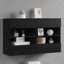 vidaXL TV Wandkast Oud Hout 98,5 x 30 x 60,5 cm Bewerkt hout