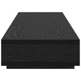 vidaXL Monitorstand met plank Zwart 100 x 27 x 15 cm Bewerkt hout