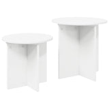 vidaXL Side Table Set with Storage 2 pcs Engineered Wood
