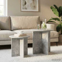 vidaXL Side Table Set with Storage 2 pcs Engineered Wood