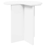 vidaXL Side Table with Storage White Ø 39 x 38 cm Engineered Wood