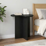 vidaXL Side Table with Storage White Ø 39 x 38 cm Engineered Wood
