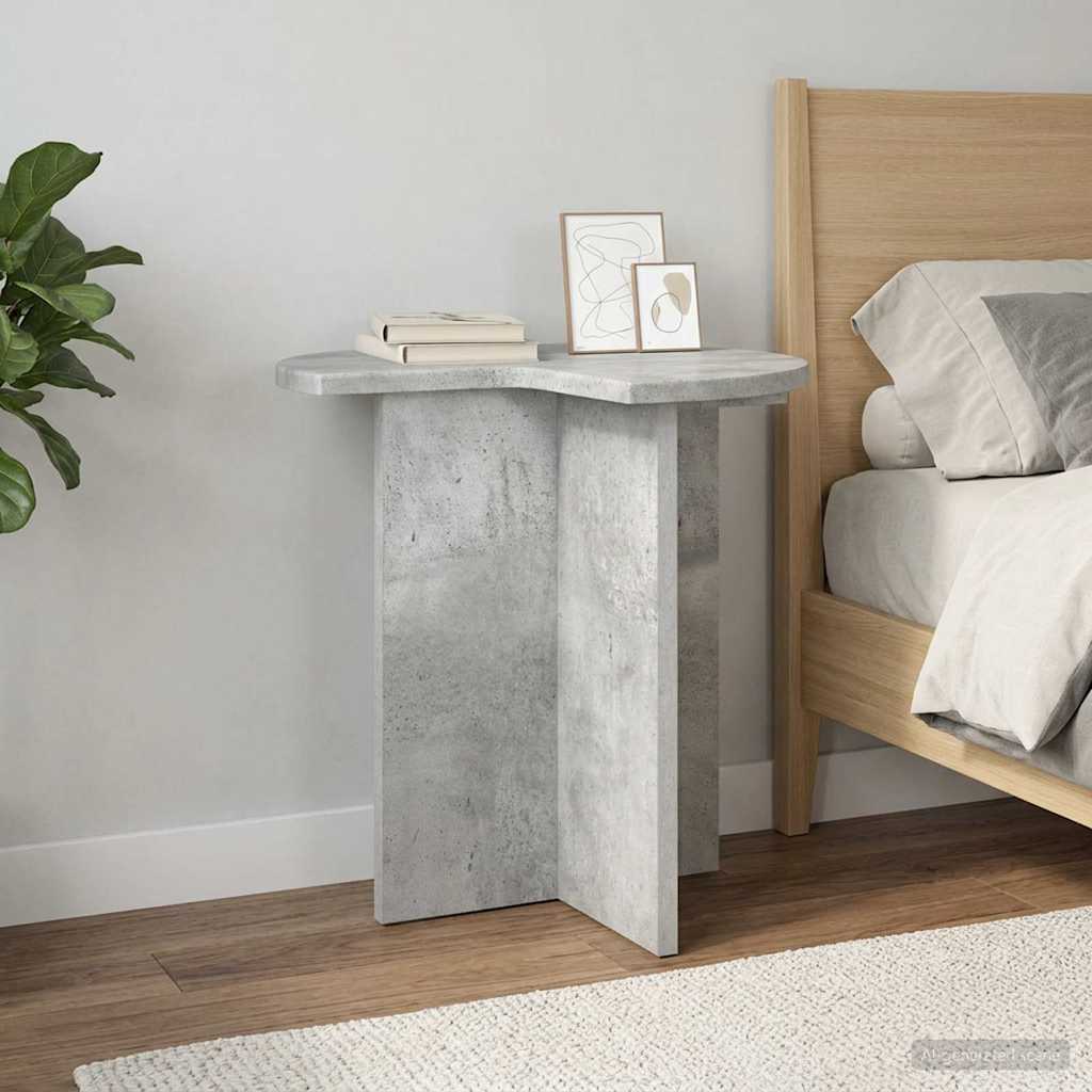 vidaXL Side Table with Storage White Ø 39 x 38 cm Engineered Wood