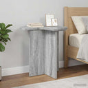 vidaXL Side Table with Storage White Ø 39 x 38 cm Engineered Wood