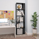 vidaXL Boekenkast/kamerscherm 45x24x159 cm bewerkt hout wit