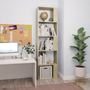 vidaXL Boekenkast/kamerscherm 45x24x159 cm bewerkt hout wit