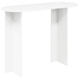 vidaXL Wandtafel met opslag Wit 100 x 39,5 x 75 cm Bewerkt hout