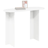 vidaXL Wandtafel met opslag Wit 100 x 39,5 x 75 cm Bewerkt hout