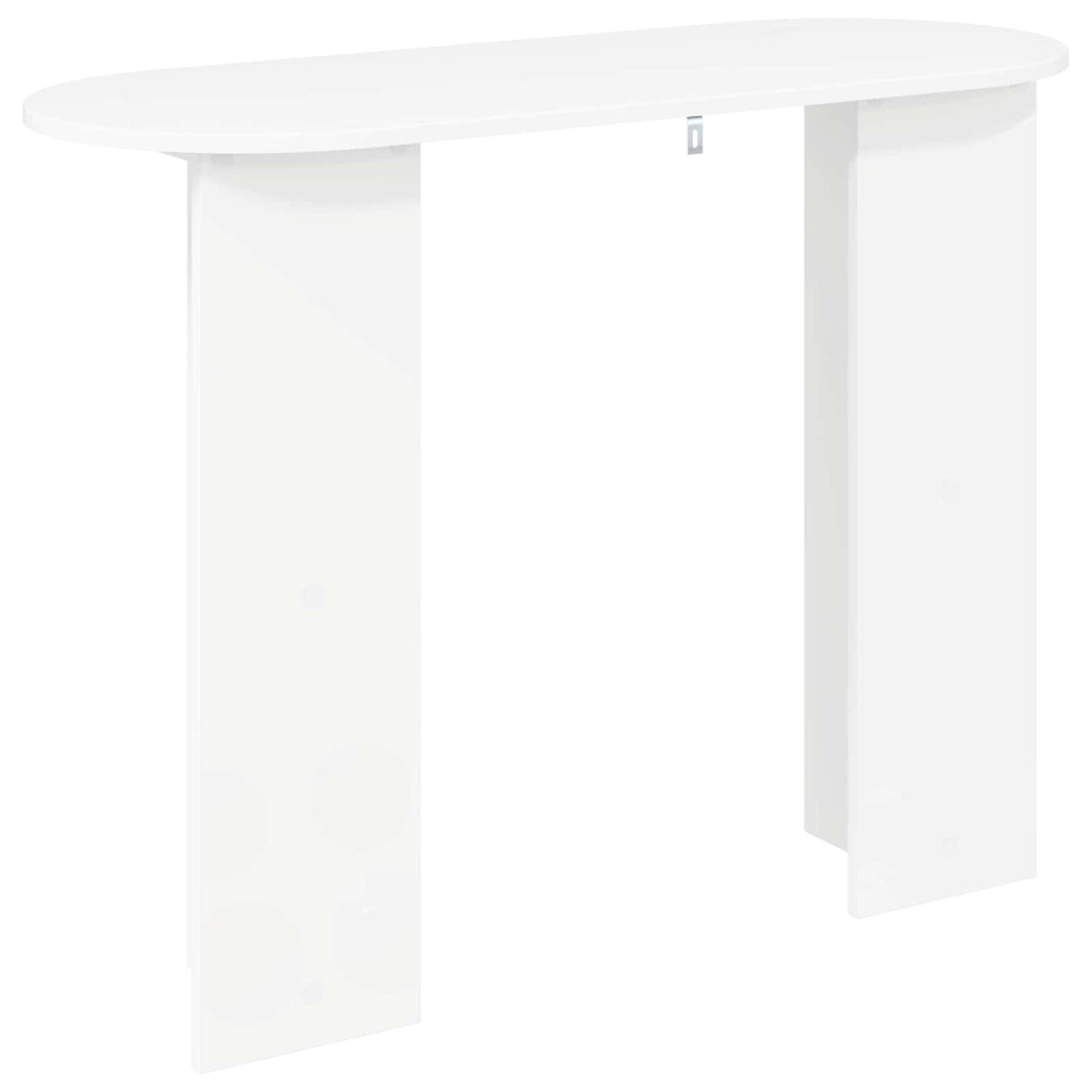 vidaXL Wandtafel met opslag Wit 100 x 39,5 x 75 cm Bewerkt hout
