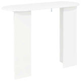 vidaXL Wandtafel met opslag Wit 100 x 39,5 x 75 cm Bewerkt hout