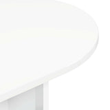 vidaXL Wandtafel met opslag Wit 100 x 39,5 x 75 cm Bewerkt hout