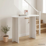 vidaXL Wandtafel met opslag Wit 100 x 39,5 x 75 cm Bewerkt hout