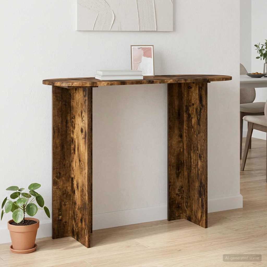 vidaXL Wandtafel met opslag Wit 100 x 39,5 x 75 cm Bewerkt hout