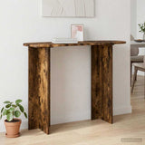vidaXL Wandtafel met opslag Wit 100 x 39,5 x 75 cm Bewerkt hout