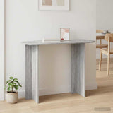 vidaXL Wandtafel met opslag Wit 100 x 39,5 x 75 cm Bewerkt hout