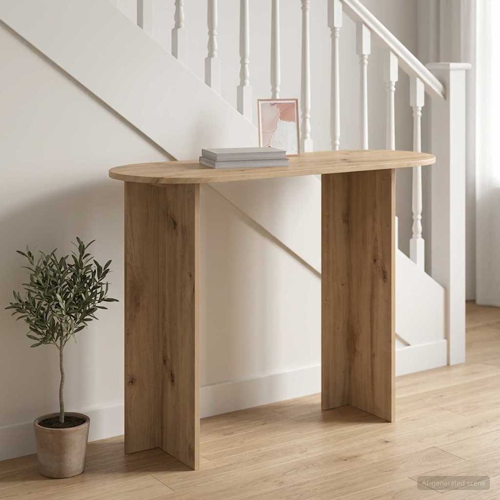 vidaXL Wandtafel met opslag Wit 100 x 39,5 x 75 cm Bewerkt hout