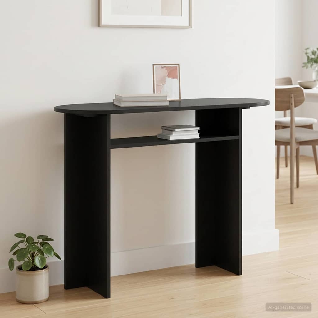 vidaXL Wandtafel met opslag Wit 100 x 39,5 x 75 cm Bewerkt hout