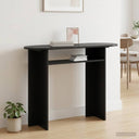 vidaXL Wandtafel met opslag Wit 100 x 39,5 x 75 cm Bewerkt hout