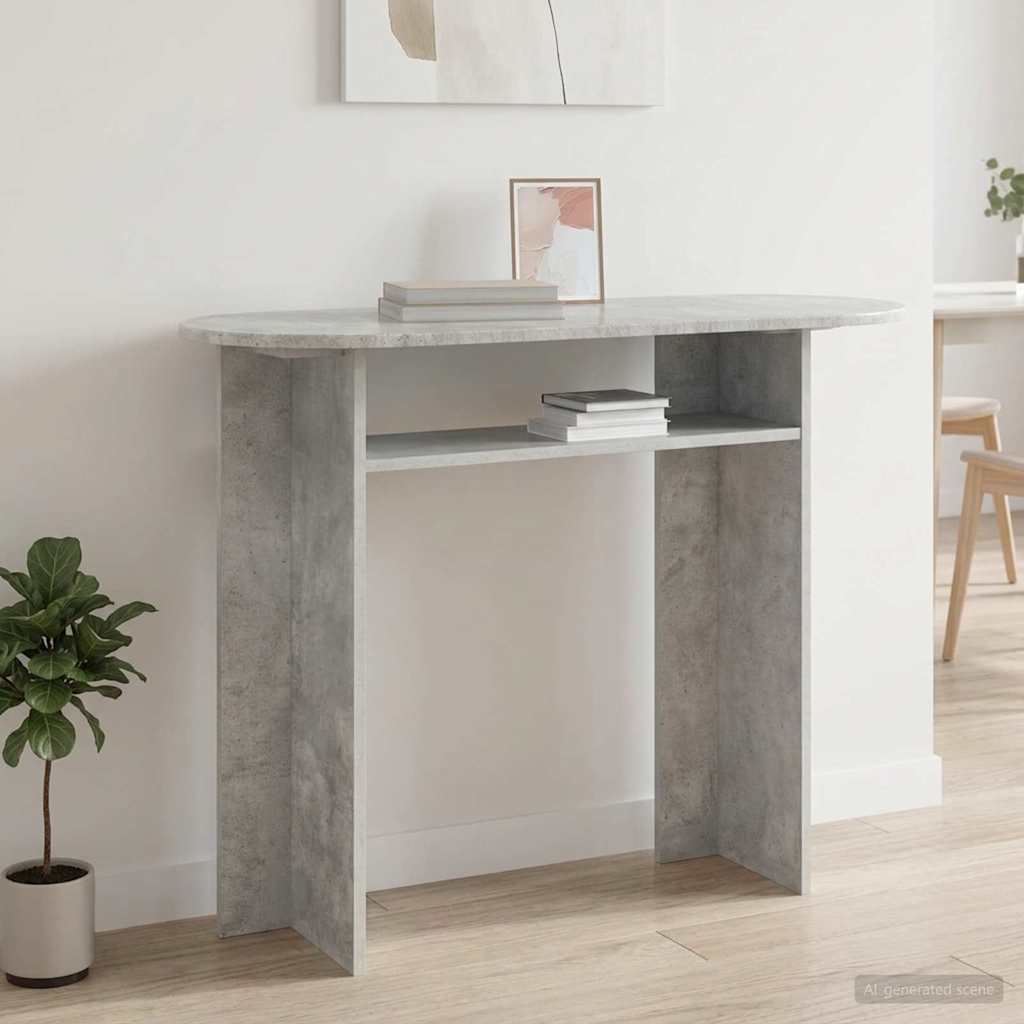 vidaXL Wandtafel met opslag Wit 100 x 39,5 x 75 cm Bewerkt hout