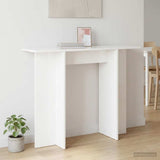 vidaXL Wandtafel Wit 100 x 30 x 75 cm Bewerkt hout
