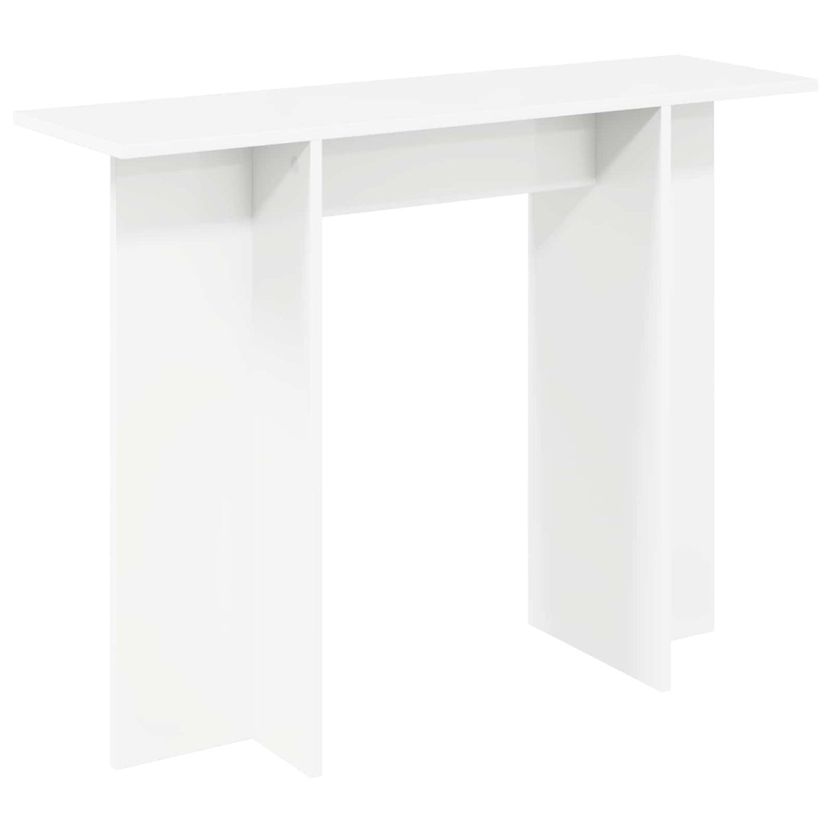 vidaXL Wandtafel Wit 100 x 30 x 75 cm Bewerkt hout