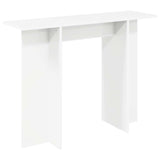 vidaXL Wandtafel Wit 100 x 30 x 75 cm Bewerkt hout