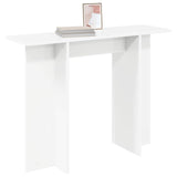 vidaXL Wandtafel Wit 100 x 30 x 75 cm Bewerkt hout