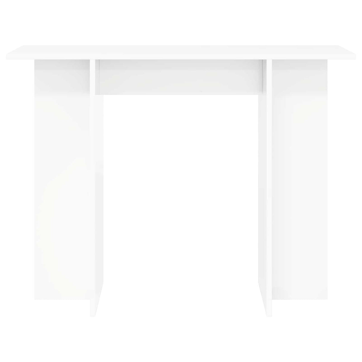 vidaXL Wandtafel Wit 100 x 30 x 75 cm Bewerkt hout