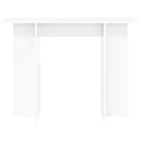 vidaXL Wandtafel Wit 100 x 30 x 75 cm Bewerkt hout