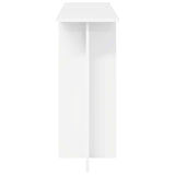 vidaXL Wandtafel Wit 100 x 30 x 75 cm Bewerkt hout