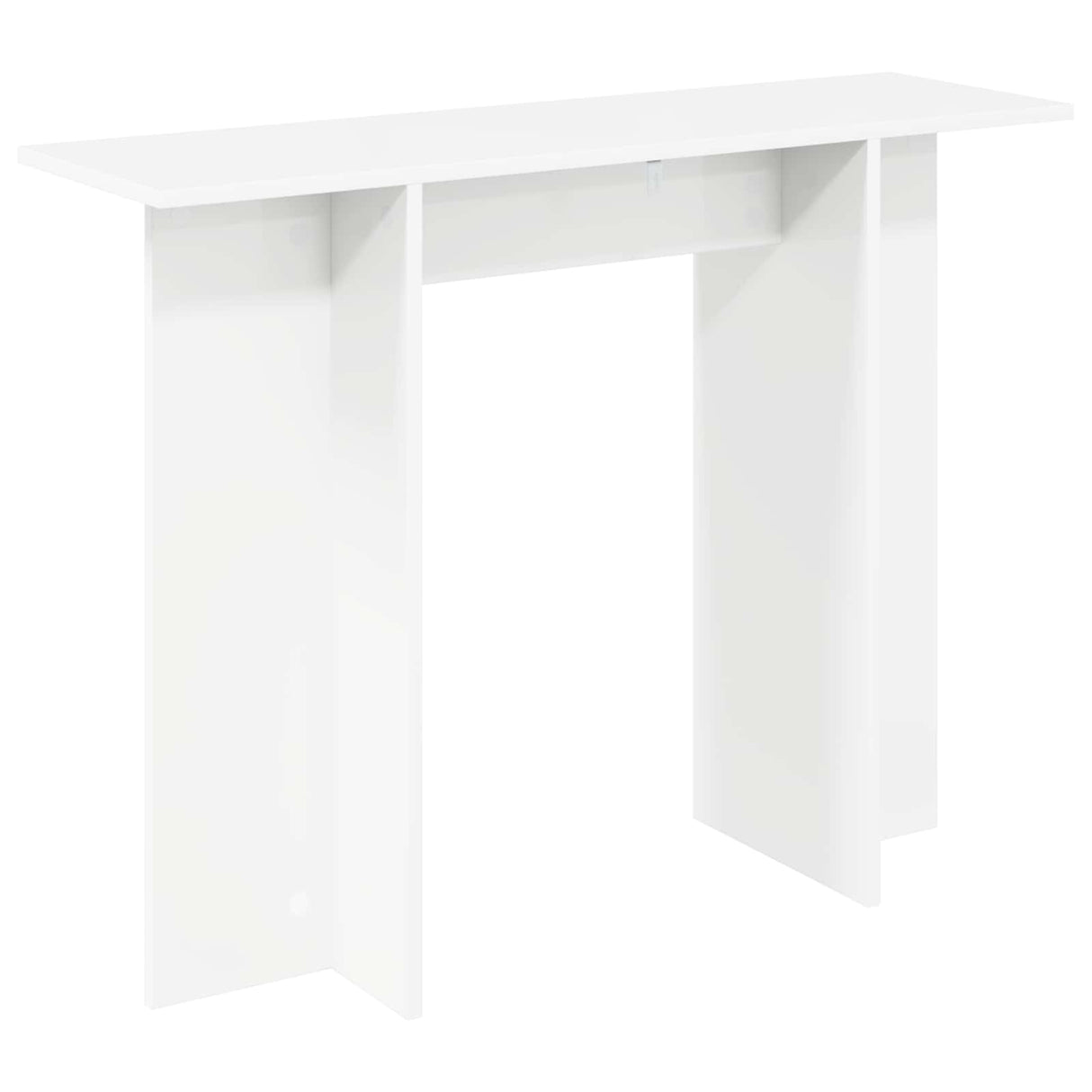 vidaXL Wandtafel Wit 100 x 30 x 75 cm Bewerkt hout