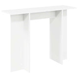vidaXL Wandtafel Wit 100 x 30 x 75 cm Bewerkt hout
