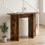 vidaXL Wandtafel Wit 100 x 30 x 75 cm Bewerkt hout
