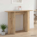 vidaXL Wandtafel Wit 100 x 30 x 75 cm Bewerkt hout