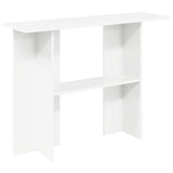 vidaXL Wandtafel Wit 100 x 30 x 75 cm Bewerkt hout