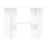 vidaXL Wandtafel Wit 100 x 30 x 75 cm Bewerkt hout