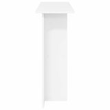 vidaXL Wandtafel Wit 100 x 30 x 75 cm Bewerkt hout