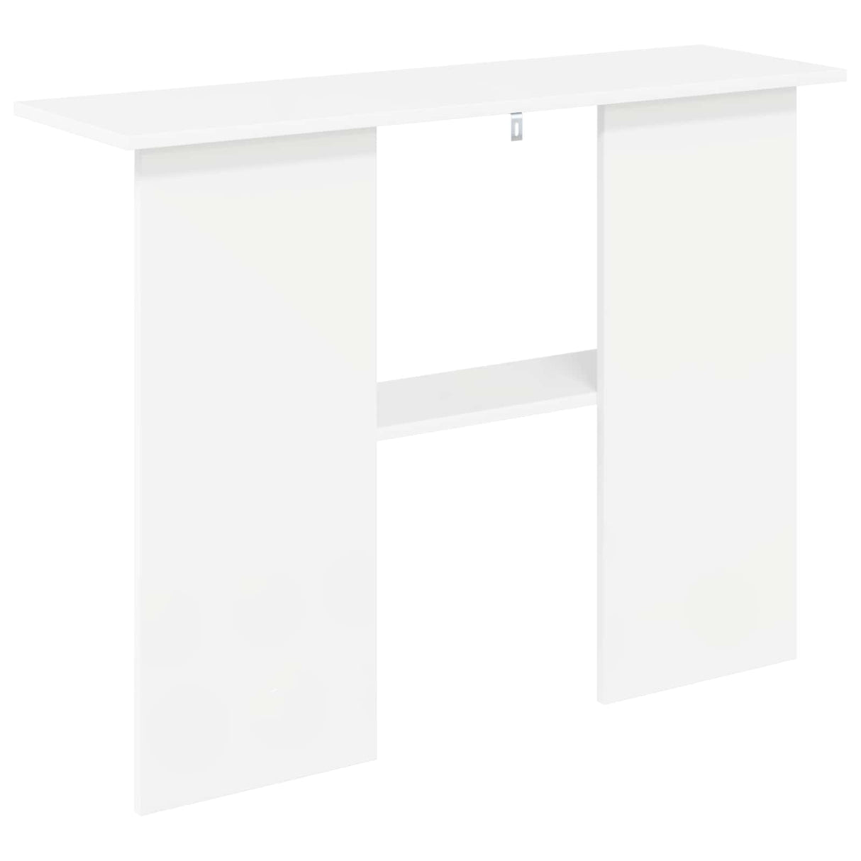 vidaXL Wandtafel Wit 100 x 30 x 75 cm Bewerkt hout