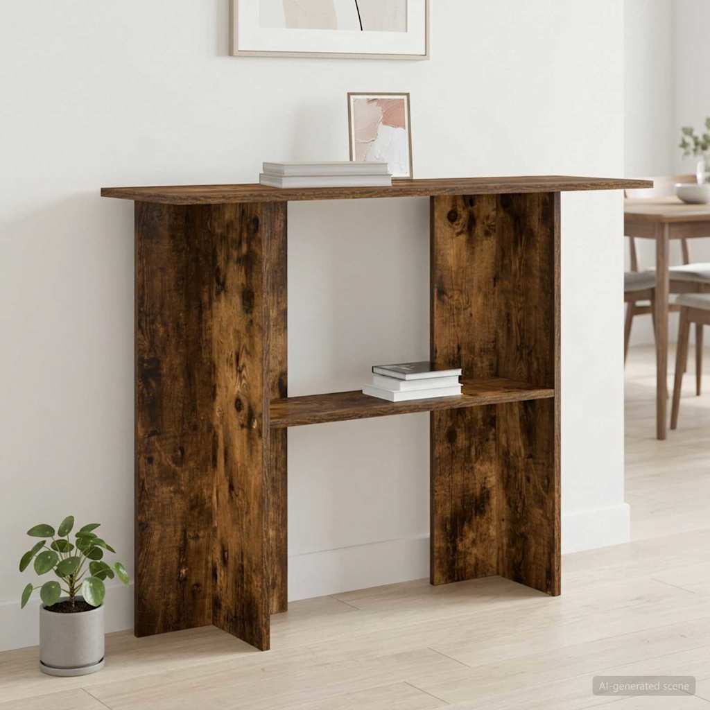 vidaXL Wandtafel Wit 100 x 30 x 75 cm Bewerkt hout
