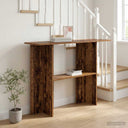 vidaXL Wandtafel Wit 100 x 30 x 75 cm Bewerkt hout