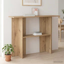 vidaXL Wandtafel Wit 100 x 30 x 75 cm Bewerkt hout