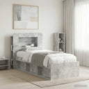 vidaXL Headboard Cabinet with Storage White Engineered Wood