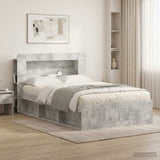 vidaXL Headboard Cabinet with Storage White Engineered Wood