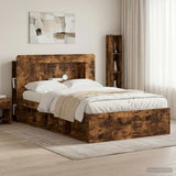 vidaXL Headboard Cabinet with Storage White Engineered Wood